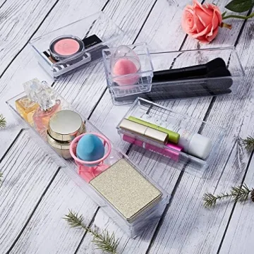 DCA 28 PCS Versatile Plastic Drawer Organizers for Home