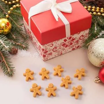 MTLEE Gingerbread Man Wax Melts - 60 Pcs Scented Decor
