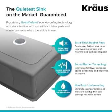 Kraus 14 Inch Undermount Stainless Steel Kitchen Sink