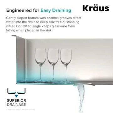 Kraus 14 Inch Undermount Stainless Steel Kitchen Sink