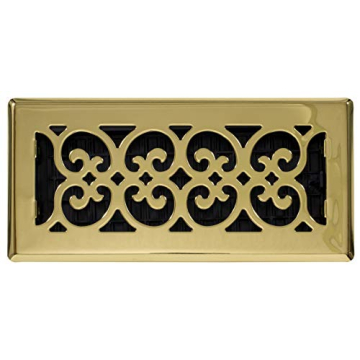 Elegant Brass Floor Register for Home Decor Upgrade