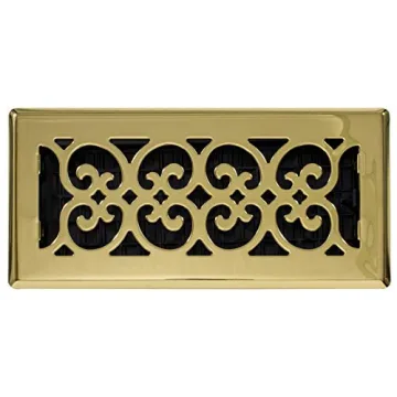 Elegant Brass Floor Register for Home Decor Upgrade