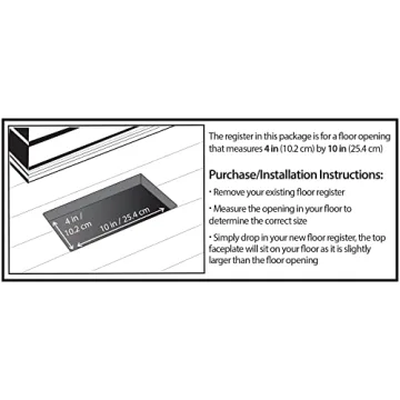 Elegant Brass Floor Register for Home Decor Upgrade