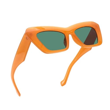 Stylish Karsaer Retro Vintage Cateye Square Sunglasses