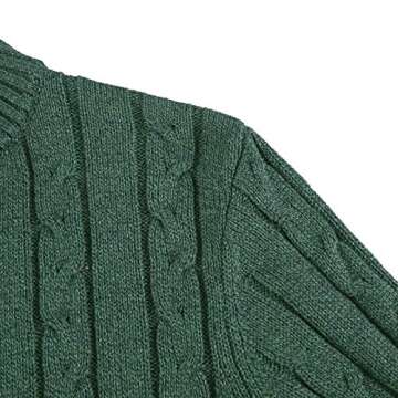 Kid Nation Boys Cardigan Full Zip 100% Cotton Cable Knit Sweater Kids School Uniform Coat Top