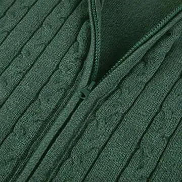 Kid Nation Boys Cardigan Full Zip 100% Cotton Cable Knit Sweater Kids School Uniform Coat Top