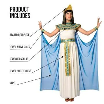 Morph Cleopatra Costume Women Egyptian Costume Women Cleopatra Costume Adult Women Egyptian Hallowee...