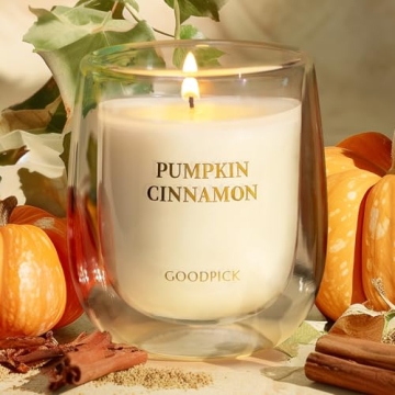 Goodpick Pumpkin Cinnamon Candles, Fall Candle, Aromatherapy Scented Candle, Soy Candle, Candles for...