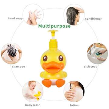 Cute Animal Soap Dispenser for Kids and Home