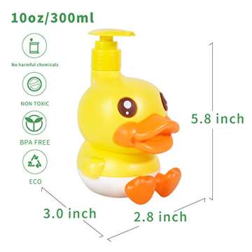 Cute Animal Soap Dispenser for Kids and Home