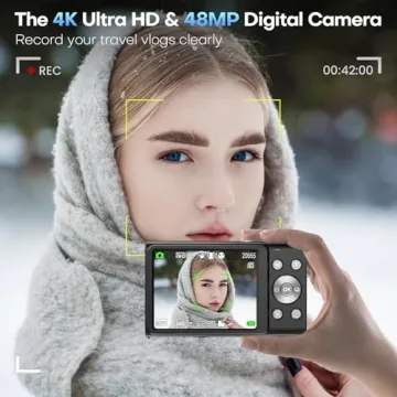 UHD 4K Vlogging Camera with Autofocus Features