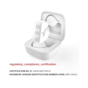 ADZERD Remote Control for TikTok, Page Turner for iPad iPhone, Bluetooth Camera Video Recording Remote, Scrolling Ring for TIK Tok, iPhone, iPad, iOS, Android - White