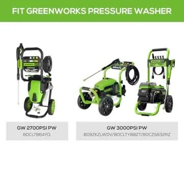 GreenWorks 5210902 15" Extension Included Surface Cleaner for Fast & Even Cleaning