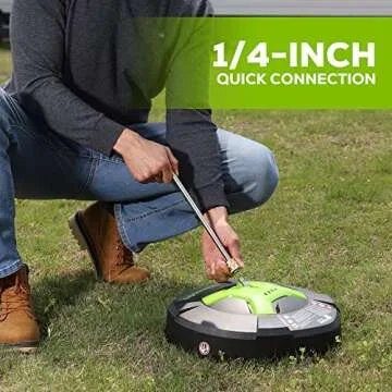 GreenWorks 15" Surface Cleaner for Efficient Outdoor Cleaning