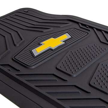 Plasticolor Chevrolet Weatherpro 4 Piece Floor Mats Set, Floor Mats by Plasticolor (001664R03), Blac...