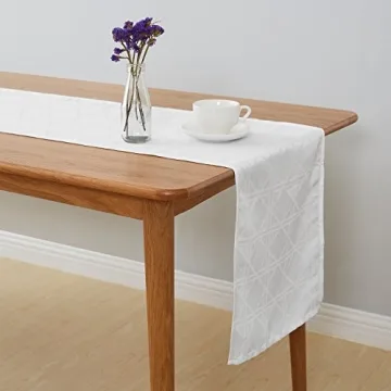 Deconovo Elegant Jacquard Damask Table Runner 14 x 72