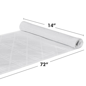 Deconovo Elegant Jacquard Damask Table Runner 14 x 72