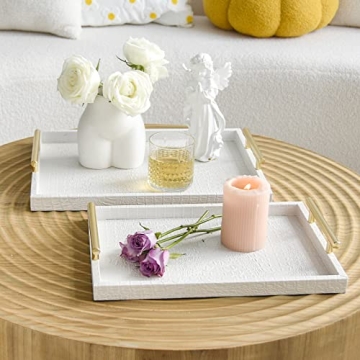 Elegant Crocodile Serving Trays Set - Stylish Decor