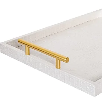 Elegant Crocodile Serving Trays Set - Stylish Decor