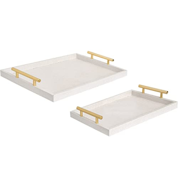 Elegant Crocodile Serving Trays Set - Stylish Decor