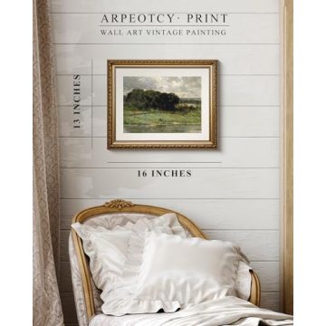 Vintage Gold Framed Wall Art - Elegant Nature Canvas Prints