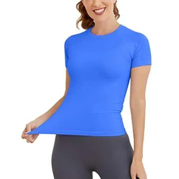 MathCat Seamless Workout Tops for Women - Comfort & Style