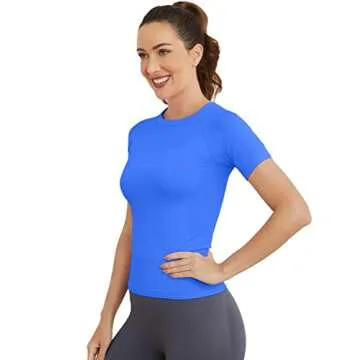 MathCat Seamless Workout Tops for Women - Comfort & Style