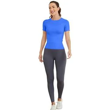 MathCat Seamless Workout Tops for Women - Comfort & Style