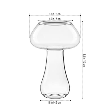 Unique Mushroom Cocktail Glass for Stylish Drinkware
