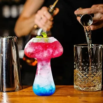 Unique Mushroom Cocktail Glass for Stylish Drinkware