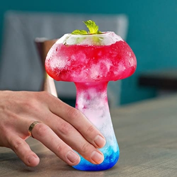 Unique Mushroom Cocktail Glass for Stylish Drinkware