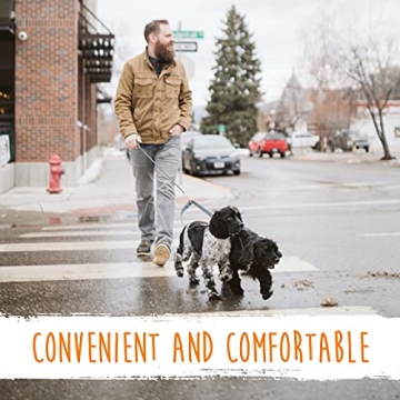 Mighty Paw Double Dog Leash for Two Dogs, Adjustable & Tangle-Free