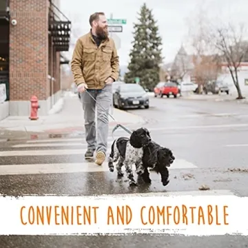 Mighty Paw Double Dog Leash for Two Dogs, Adjustable & Tangle-Free