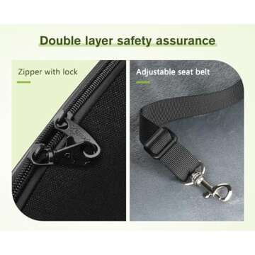 Pecute Pet Carrier Backpack, Dog Carrier Backpack, Expandable with Breathable Mesh for Small Dogs Cats Puppies, Pet Backpack Bag for Hiking Travel Camping Outdoor Hold Pets Up to 18 Lbs