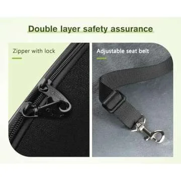 Pecute Pet Carrier Backpack, Dog Carrier Backpack, Expandable with Breathable Mesh for Small Dogs Cats Puppies, Pet Backpack Bag for Hiking Travel Camping Outdoor Hold Pets Up to 18 Lbs