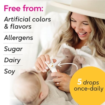 BioGaia Baby Probiotic Drops for Colic Gas Relief Vitamin D