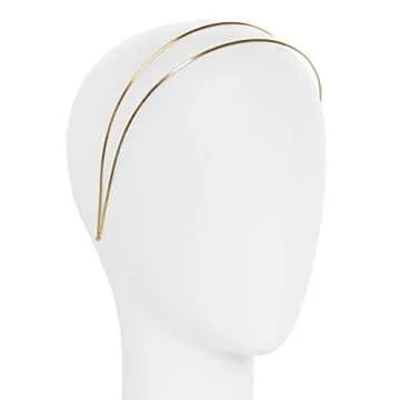 Elegant L. Erickson Metal Double Headband - Stylish Accessory