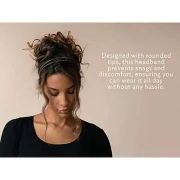 Elegant L. Erickson Metal Double Headband - Stylish Accessory