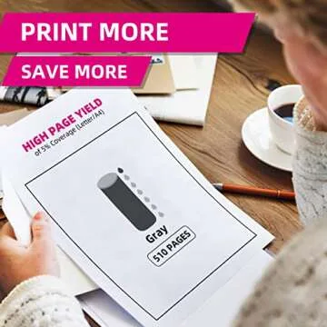 IN INTACTECH Compatible Ink Cartridges Replacement for Canon CLI-226GY CLI226 Work for Canon PIXMA MG8120 MG8120B MG8220 MG6120 MG6220 (Grey, 4-Pack)