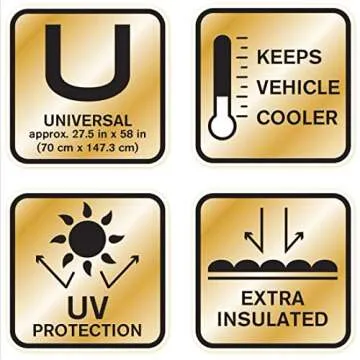 Plasticolor 003689R01 Mickey Mouse Expressions Accordion Style Car Truck SUV Front Windshield Sunshade