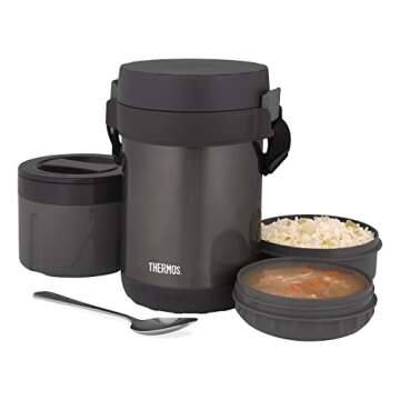 Thermos All-In-One Vacuum Insulated Meal Carrier with Spoon