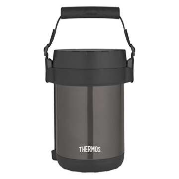 THERMOS All-In-One Vacuum Insulated Meal Carrier, Smoke