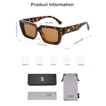 SOJOS Trendy Polarized Sunglasses for All Occasions