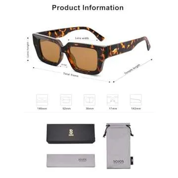 SOJOS Trendy Polarized Sunglasses for All Occasions