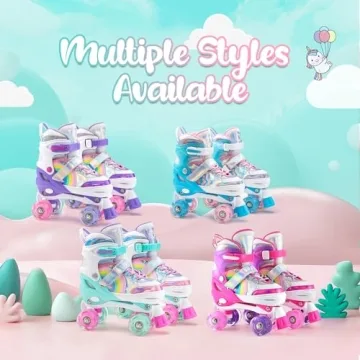 Adjustable Light Up Roller Skates for Kids - SULIFEEL