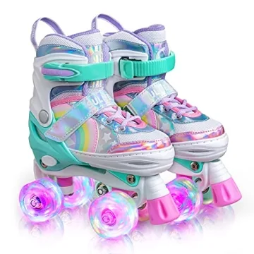 Adjustable Light Up Roller Skates for Kids - SULIFEEL