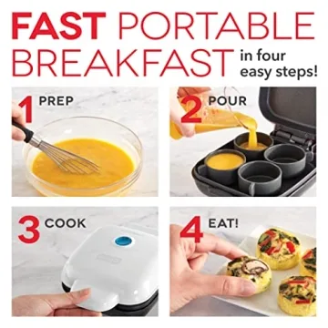 DASH Sous Vide Egg Bite Maker for Healthy Breakfast & Snacks