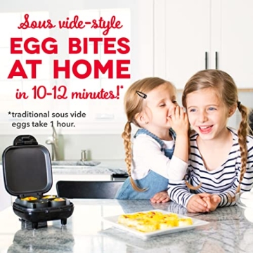 DASH Sous Vide Egg Bite Maker for Healthy Breakfast & Snacks