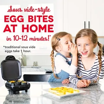DASH Sous Vide Egg Bite Maker for Healthy Breakfast & Snacks