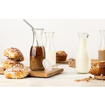 Kook's Elegant Glass Carafe Set - 6 Versatile Pitchers